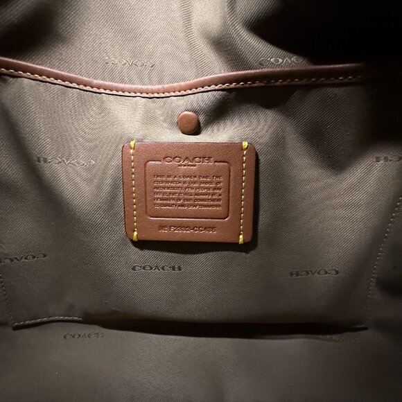 Coach Cary Shoulder Bag - Dark Stone/Brass - Picture 4 of 8